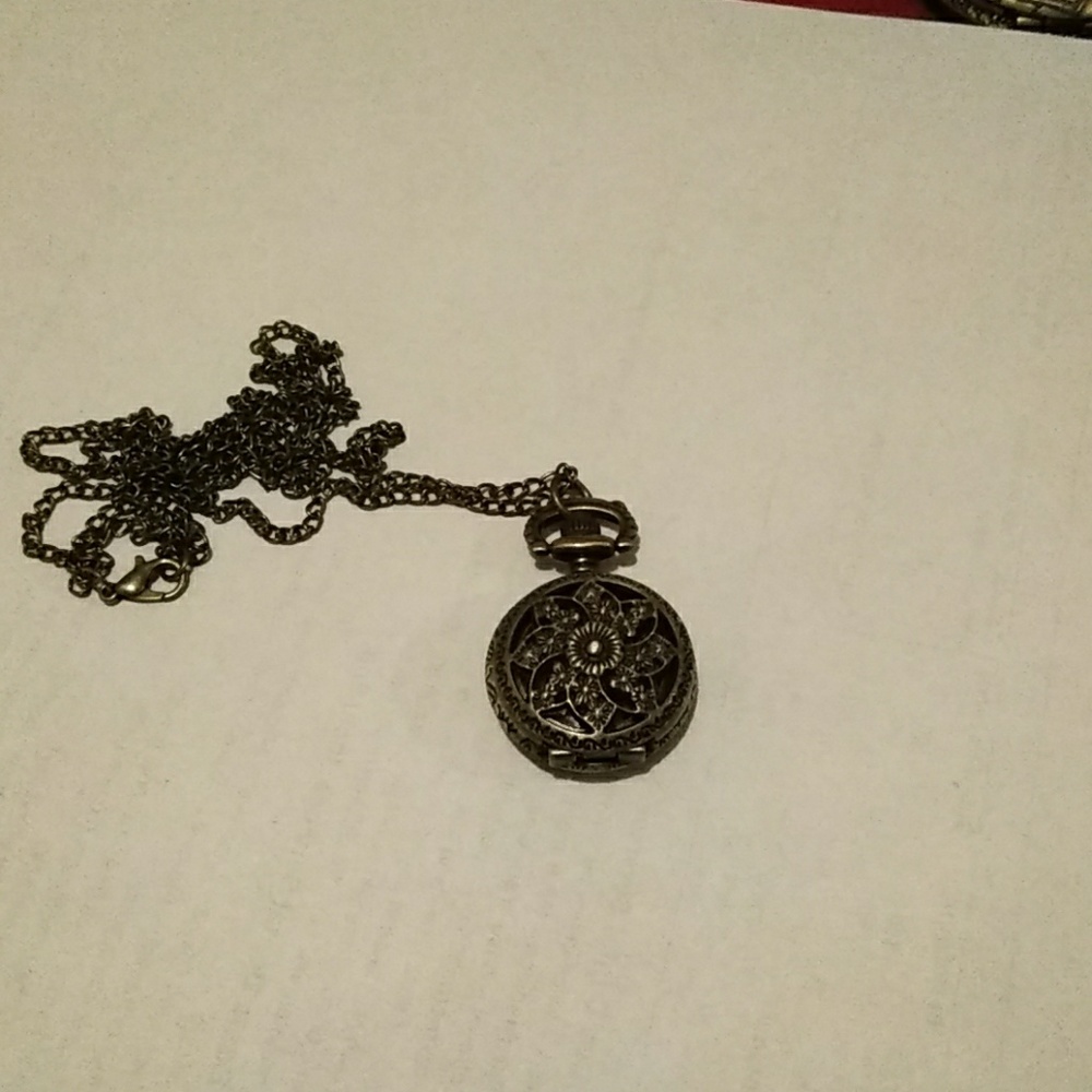 Pocket watch necklace